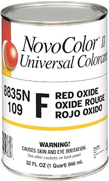 Valspar 76-8835N QT 1 Quart F Red Oxide NovoColor II