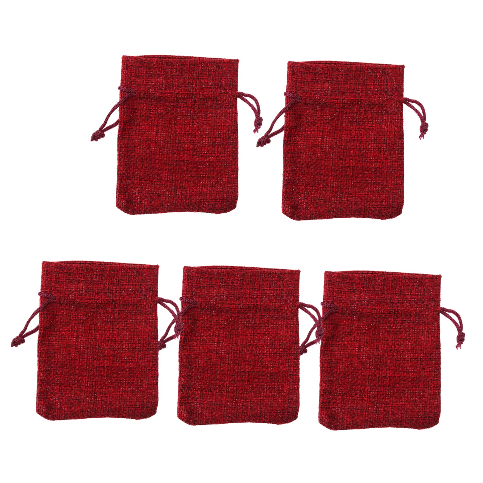 FOMIYES Design Festival Drawstring Bags 50pcs Storage Pouches Reusable Small Bags Bulk