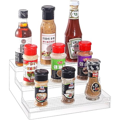 Multi-Tier Spice Rack Organizer: The Ultimate Kitchen Cabinet Solution