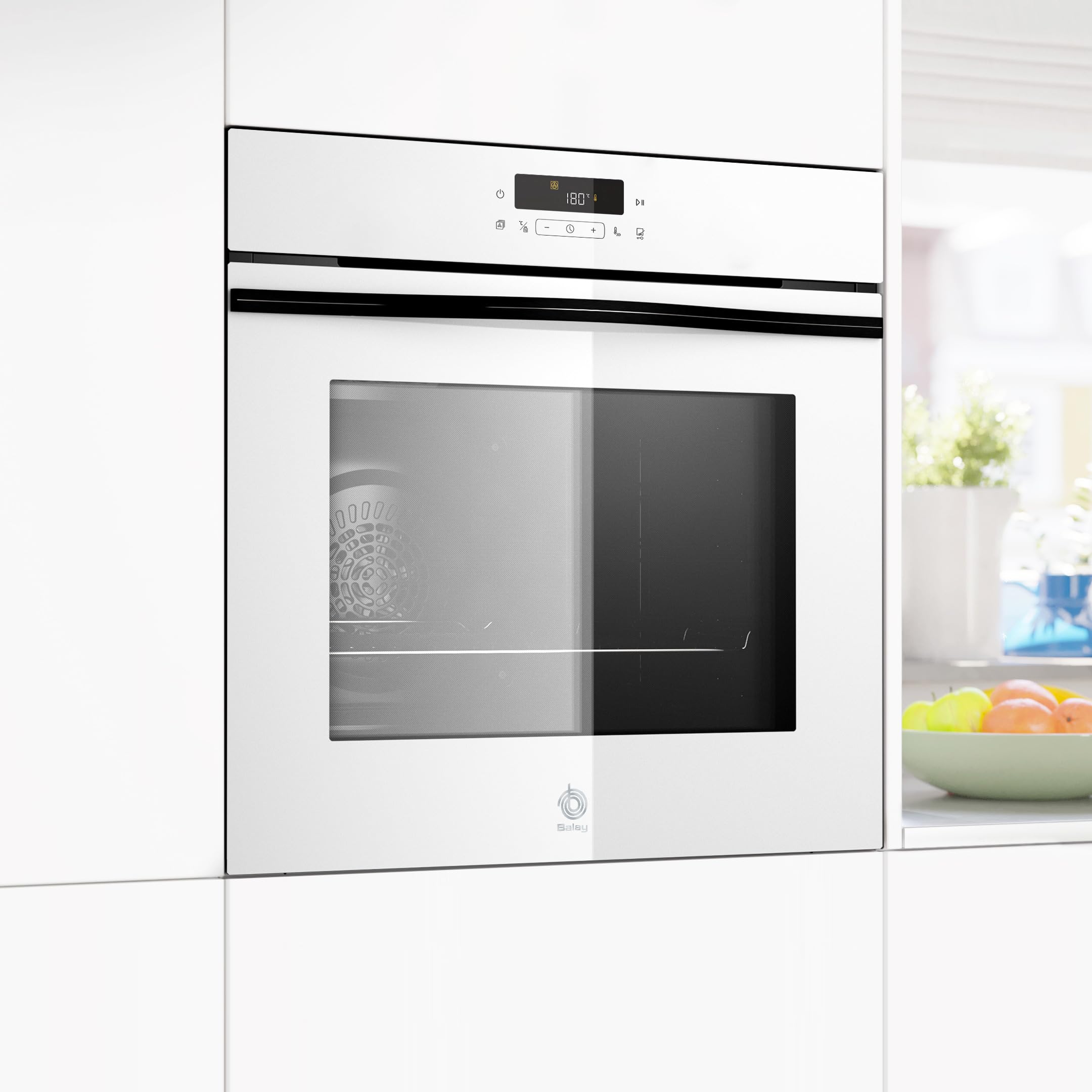 Balay – Horno con Vapor, Pirólisis, Freidora de aire, blanco, 3HD5829B3 | Lo tiene todo: autolimpieza total con Pirólisis y una forma más sana de freír.