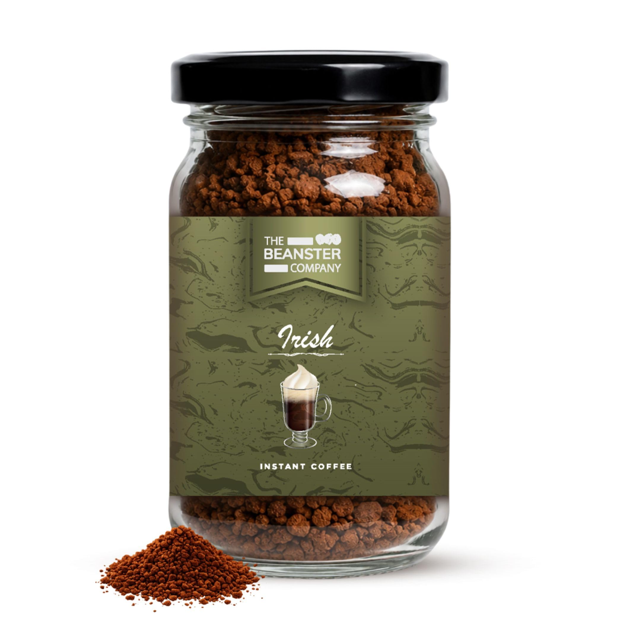 The Beanster Company Irish Cream Flavoured Instant Coffee, 50g | Smooth Irish Cream Flavour, Rich Café-Style Taste, Premium Instant Coffee Experience-image-22