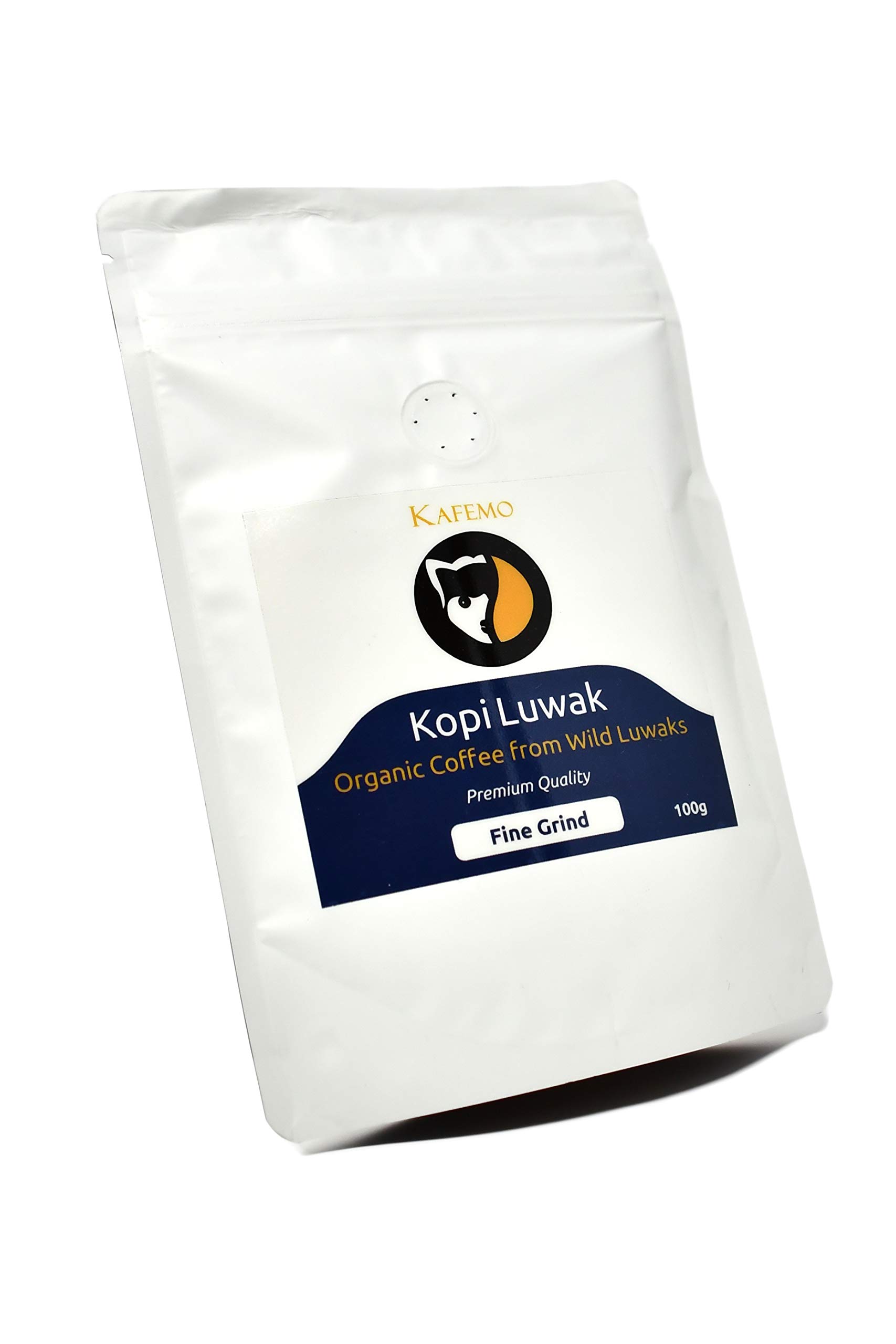 Kopi Luwak Premium (Kaffee aus wilden Luwaks) - Moulu Fin - Der seltenste Kaffee der Welt -