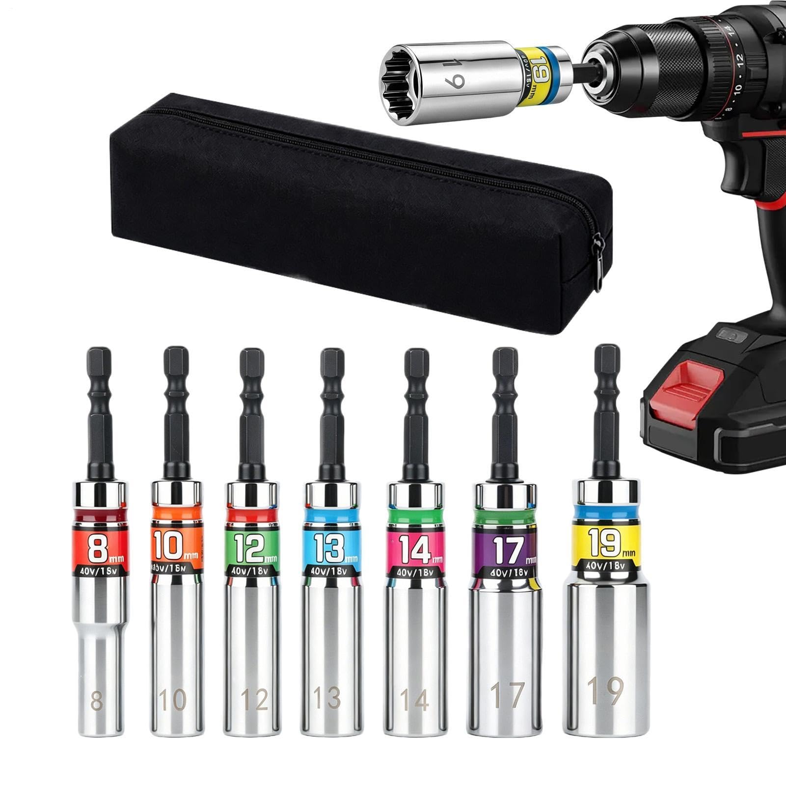 Adapter wiertarki nasadowej, zestaw adapterów nasadowych Ruchome,
