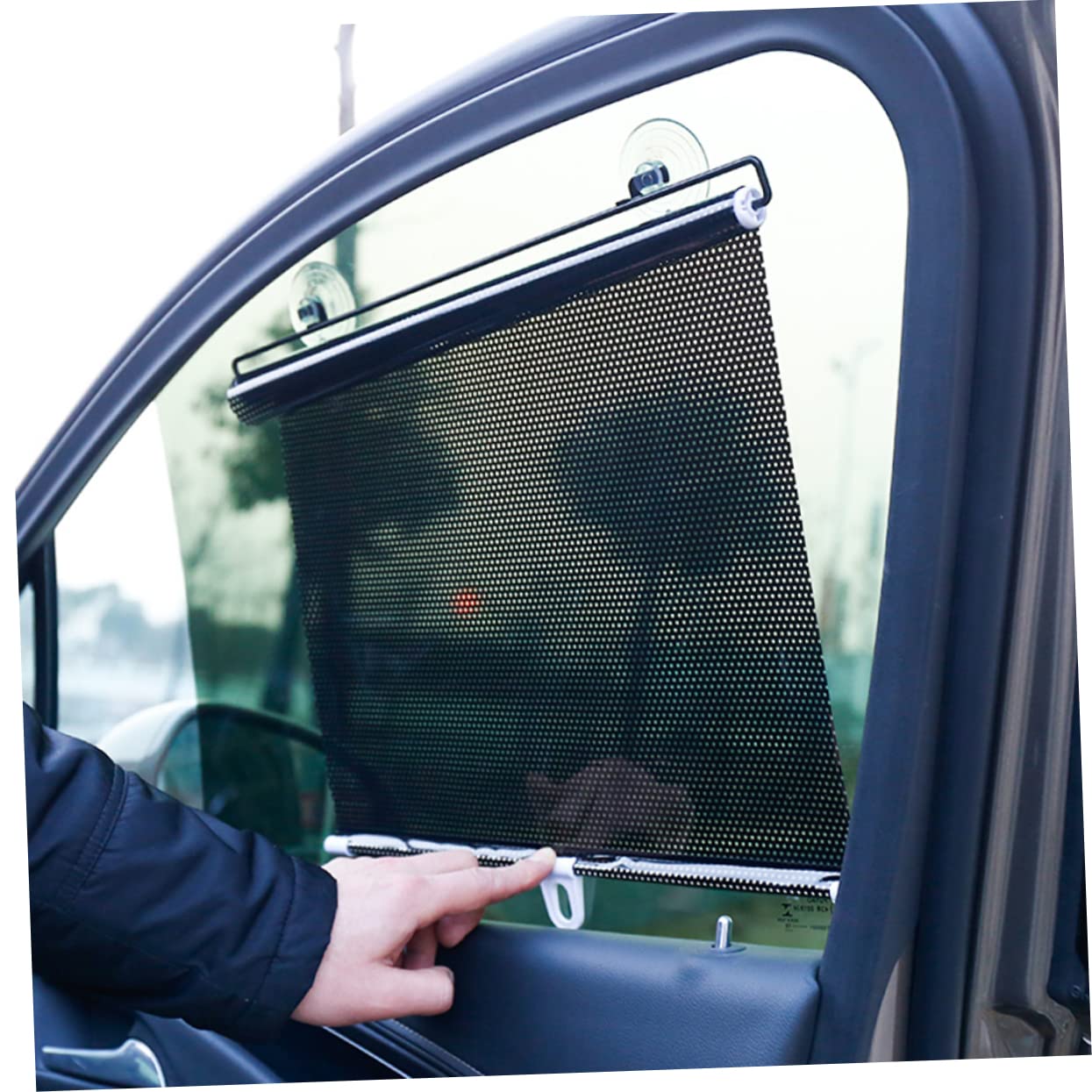 ULTECHNOVO 3 Piezas Protector De Sombra Inferior Persianas Temporales Portátiles Cortinas Automáticas Cortina Parasol Retráctil Parasol para Coche Persianas para Coche Parasol del Parabrisas