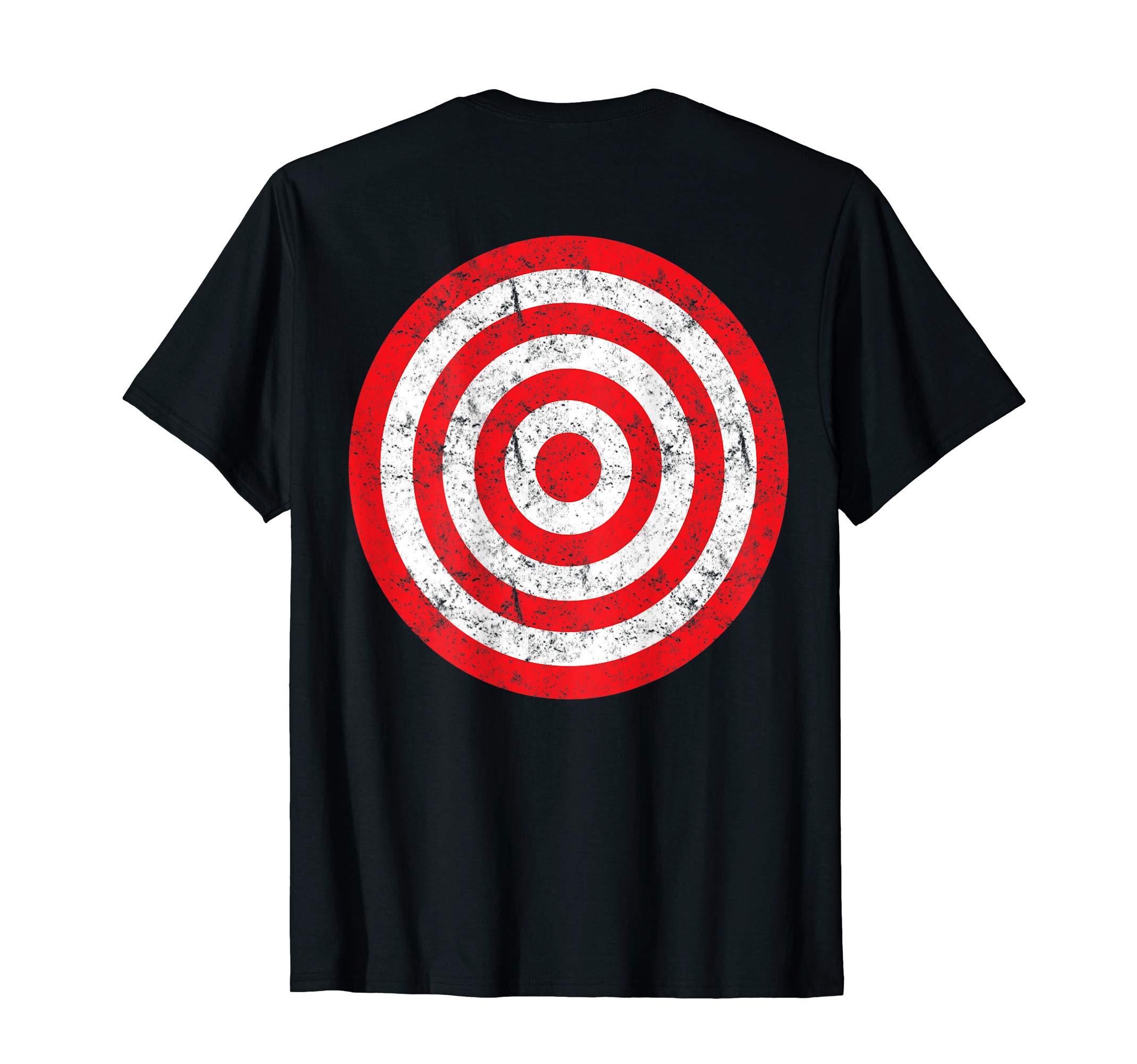Bullseye Target Shirts and Gifts(Print on Back) Vintage Bullseye Target Bulls Eye Prank Joke T-ShirtOEKO-TEX STANDARD 100