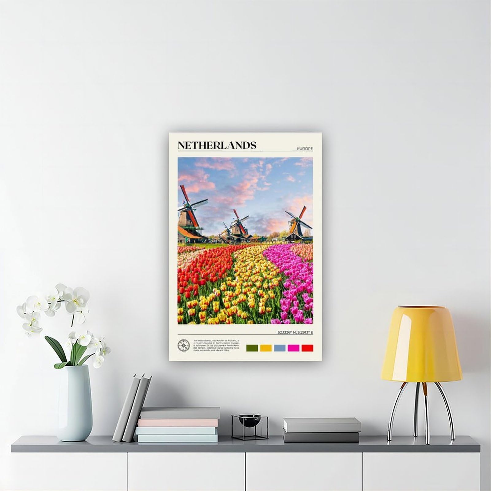 Kunstdruck auf Leinwand, echtes Foto, Poster für Schlafzimmer, Büro, Schlafzimmer, Geschenk, 61 cm L x 91,4 cm W