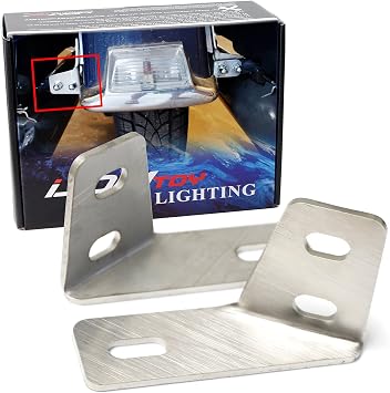 iJDMTOY Saddlebag Rail Support Bracket Repair Kit for Harley Davidson Bike