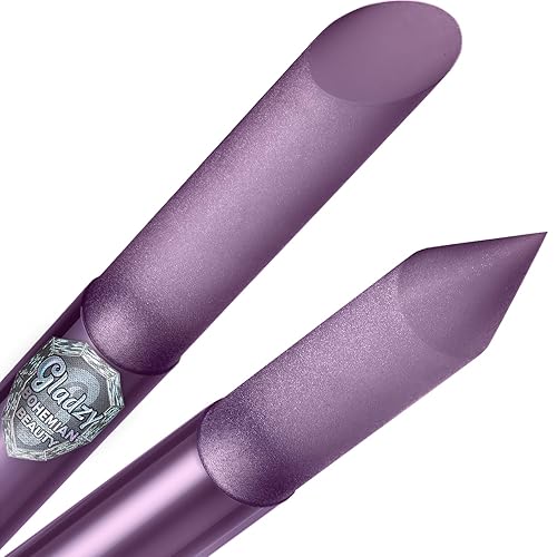 GLADZY - Pusher de cutículas de cristal - Palito de manicura, calidad checa auténtica, removedor de cutículas profesional de precisión para limar,