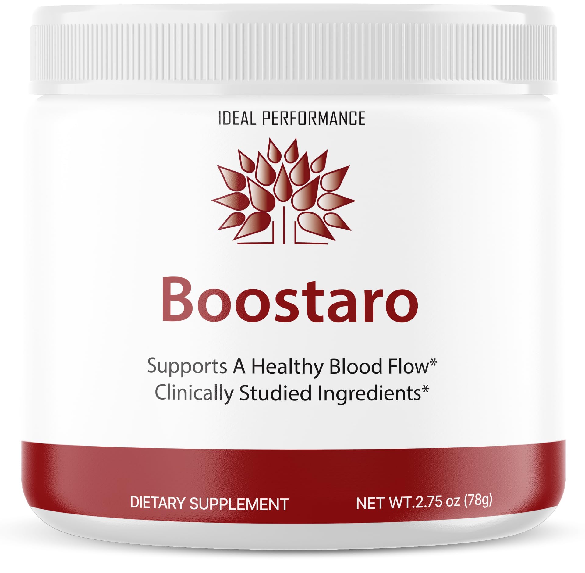 Photo 1 of IDEAL PERFORMANCE Boostaro ed Advanced Formula Supplement - Maximum Strength Blood Flow Support Formula Powder, Boostaroo Supplement for Healthy Blood Flow (1 Pack)