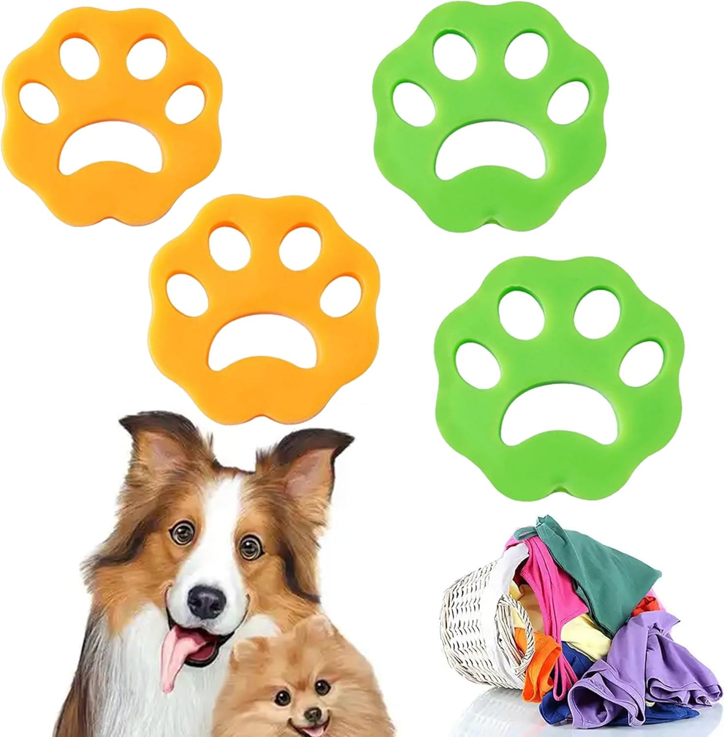Srgdrr 4PCS Pet Hair Remover for Laundry,Laundry Hair