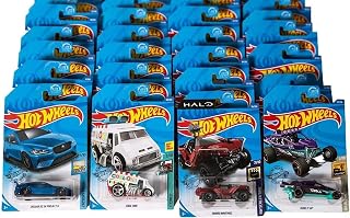 Hot Wheels 24-Car Party Pack: Random Assortment of Unique 1:64 Die-Cast Cars 2017+ Newer Models, No Duplicates