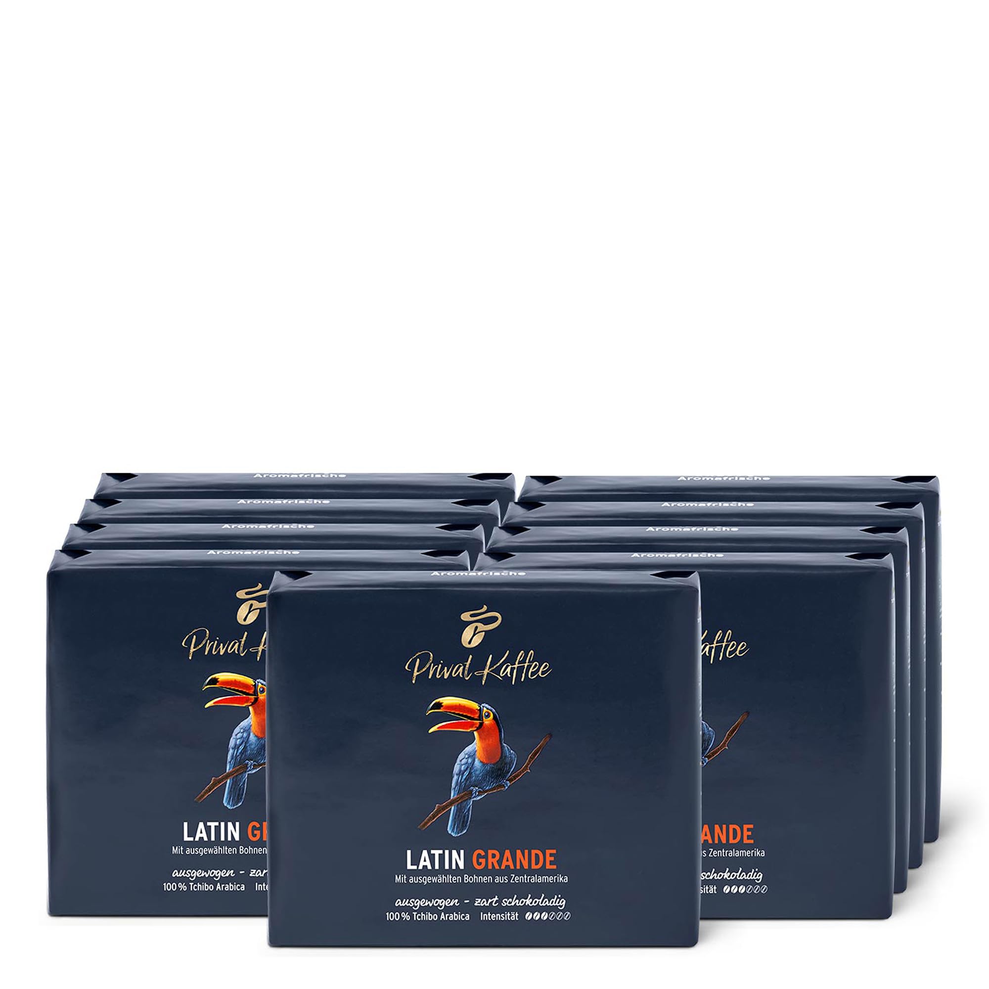 Tchibo Privat Kaffee Latin Grande, gemahlene Kaffeebohnen, 9x500g