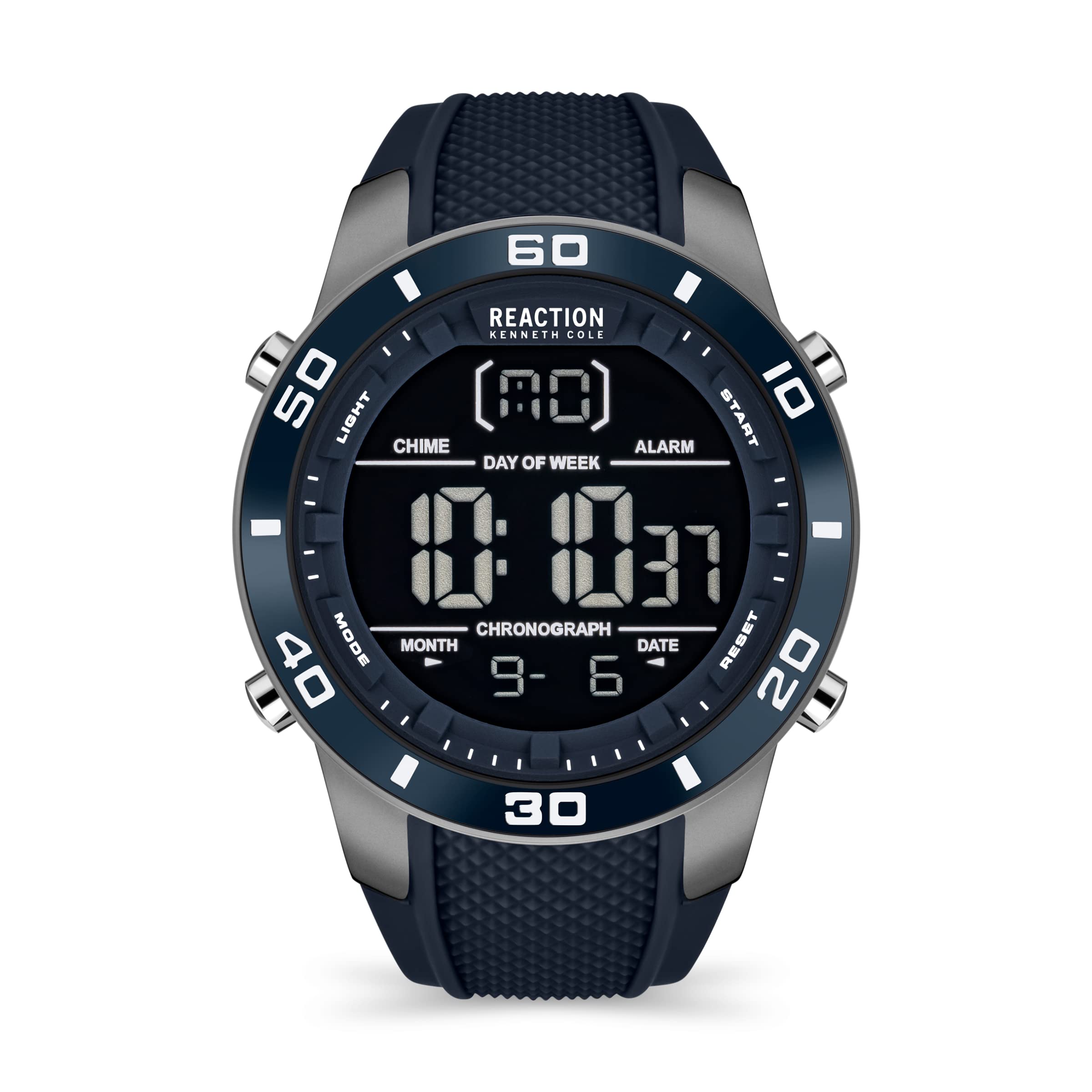 Kenneth Cole REACTION Digital Blue Dial Mens Watch-KRWGP2191302 (B09KYHNYS4) Amazon Price History, Amazon Price Tracker