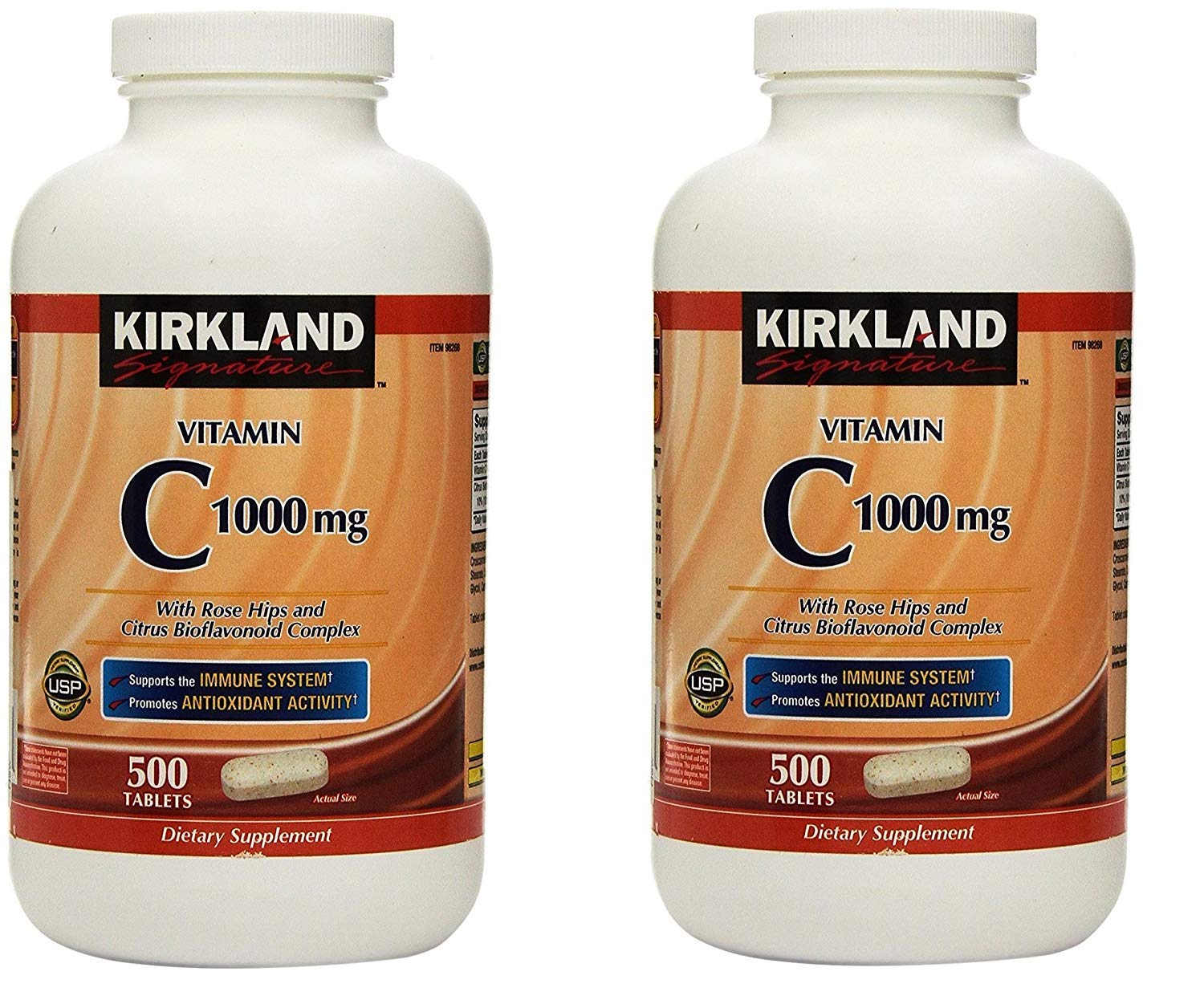Kirkland Vitamin Bioflavonoid Complex Bottles