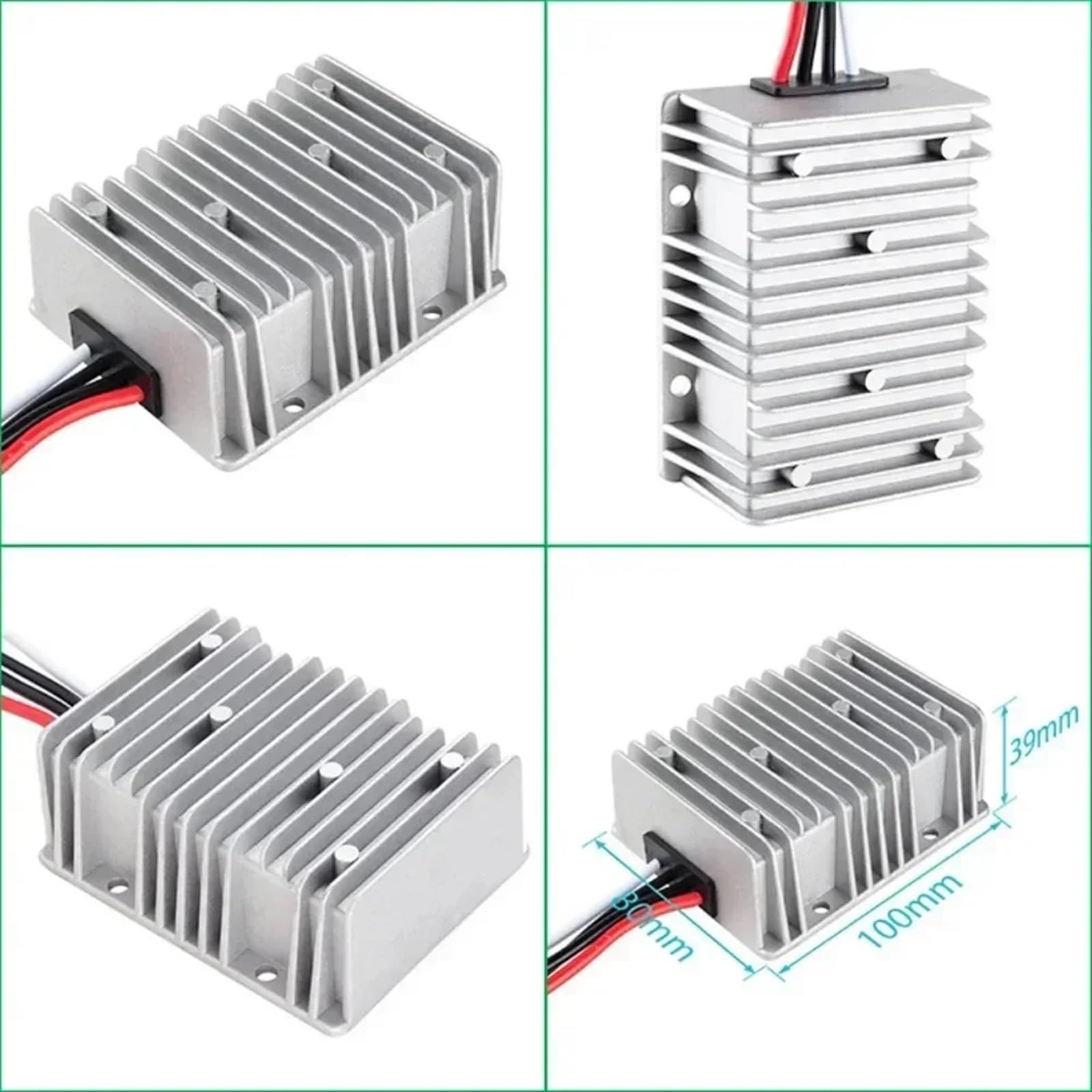 Carrello da Golf DC DC Riduttore di Tensione Impermeabile da 48 V a 12 V 10 A 20 A 30 A(48V TO 13.8V 30A414W)