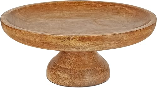 Frutero de madera con pies "orgánicos" (madera de manzana, natural)  Decoración de mesa de centro hecha a mano  Tazón ovalado con pedestal para disponible en Yaxa Colombia