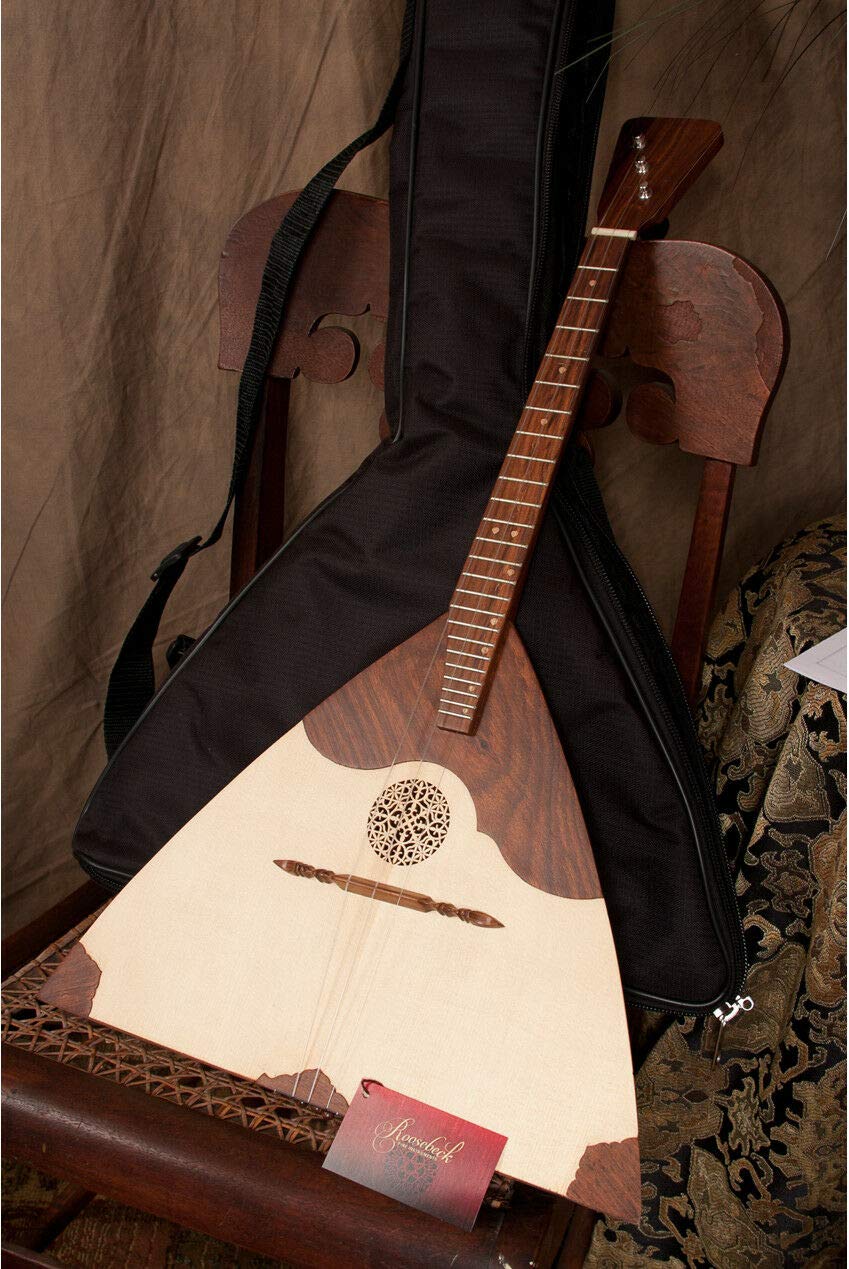 Prima Balalaika Package Includes: Roosebeck Deluxe Prima Balalaika w/Padded Gig Bag + Prima Balalaika 3 String Set + Snark Clip-On Chromatic Tuner - Image 5