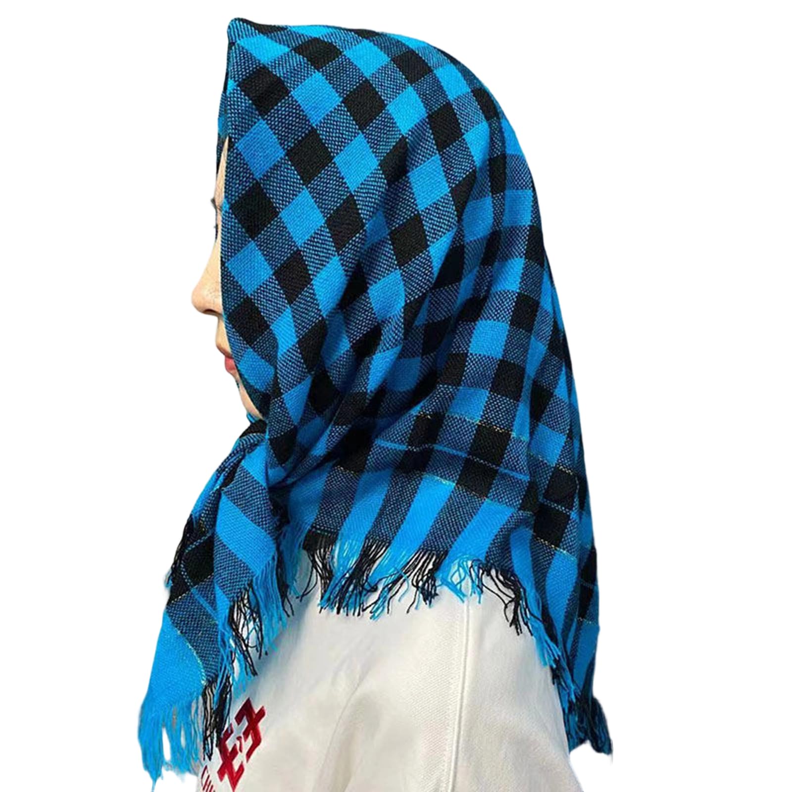 MICFENY Classical Bandana Scarf Wind Resistant Soft Fabric Hijab For Hiking Cycling Running Women Travel Accessories