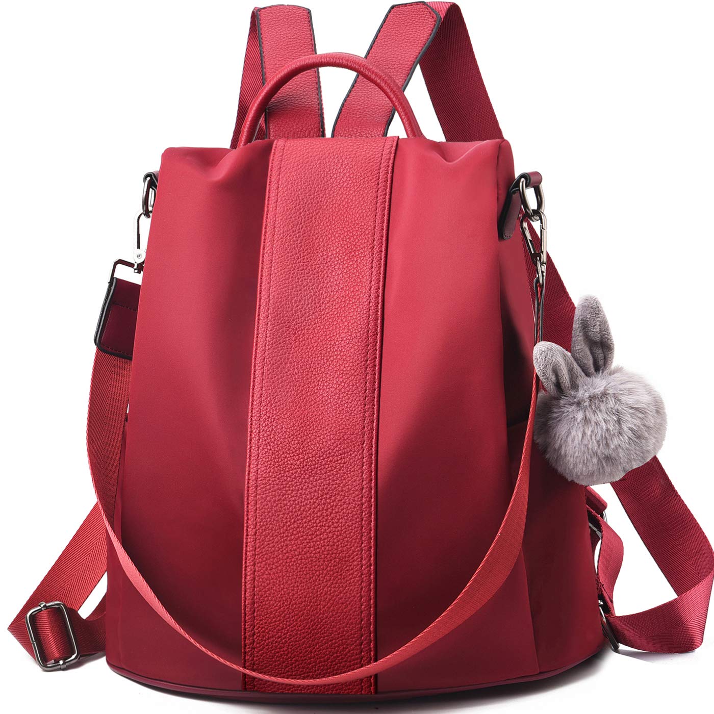 Charmore Zaino da Donna Antifurto Borse Nylon impermeabile Daypack Spalla per Viaggio Lavoro Scuola