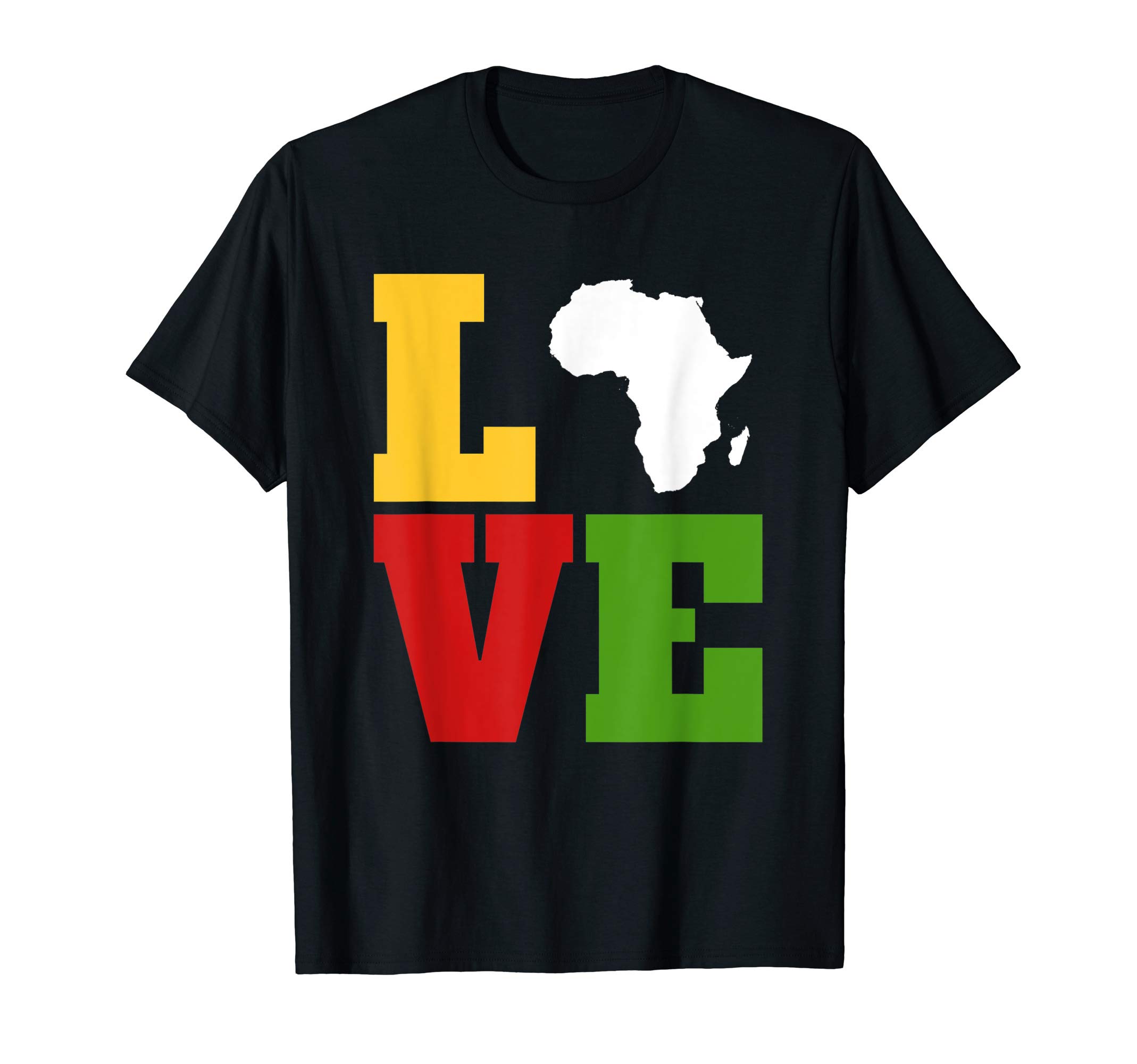 Black History MerchAfrica Love Shirt, Afrocentric T Shirts, African Art Gifts T-ShirtOEKO-TEX STANDARD 100