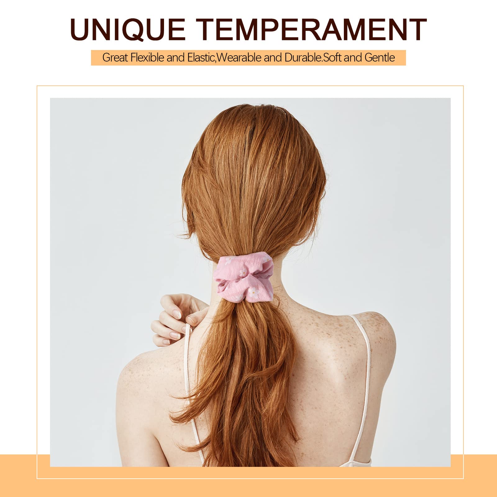 30 Pcs Colorful Hair Scrunchies for Women & Girls - Kawaii Elastic Ponytail Amazon.com : WILLBOND 16 Pcs Girls Hair Scrunchies Kawaii  main image 4