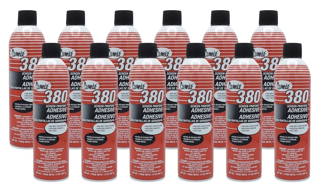 SCREEN PRINTERS' ADHESIVE, 14 oz. can, 1 count