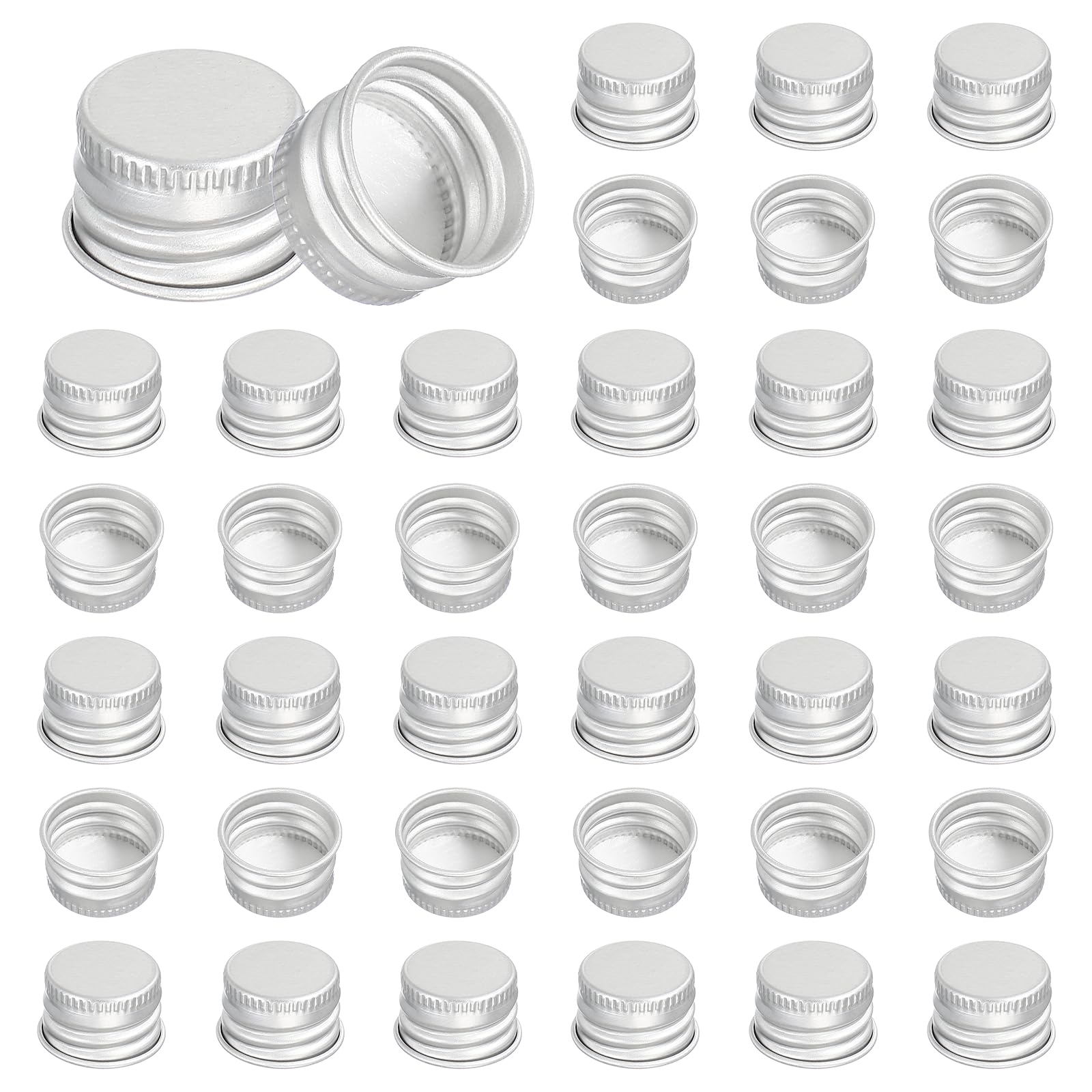 PATIKIL 31mm Aluminum Metal Round Mason Jar Screw Lids 54 Pcs Silver Tone — Amazon image 15