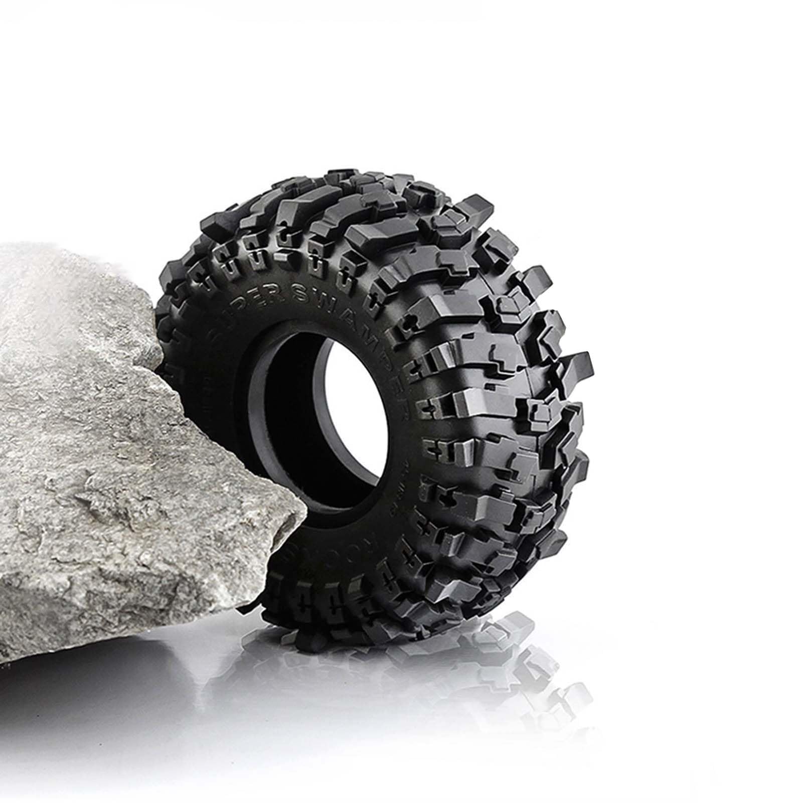 KEEDA 1.9 Inch Rubber Tyres 118 x 45 mm Tyres for D90 TRX4 SCX10 Pro Capra Gen8 VS4-10 FCX10 1/10 RC Crawler Car - Image 3