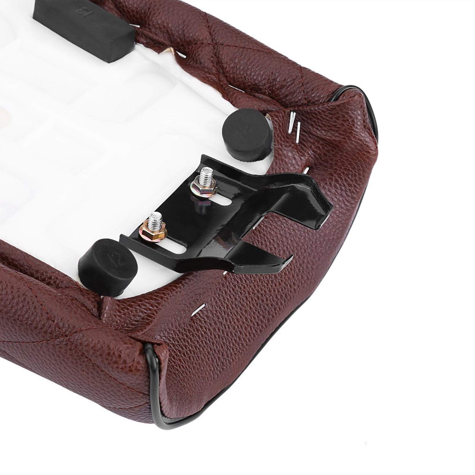 sella cafe racer-General Motorcycle Retro Diamond Flat Blatter Coffee Racing Seat è Compatibile con CG125 GN CG CB200 CB350 CB400SS CB500 CB750 SR500 XJ XS(brown)