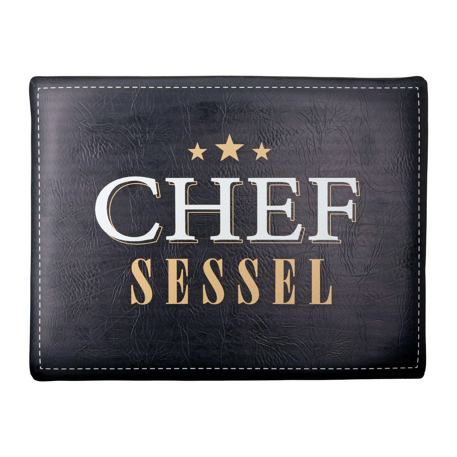 GILDE Sitzpolster Polsterauflage aus Kunststoff – Chef Sessel 49831