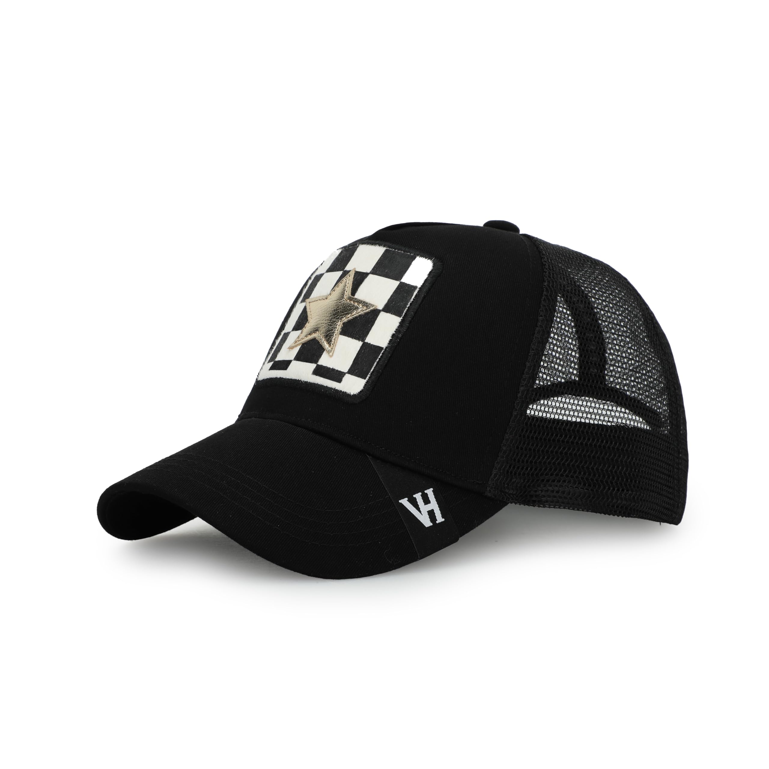 VINTAGE HAVANABlack Trucker Hats Women | Mesh Adjustable Snapback Hat | Men & Women Trendy Fashion Baseball Cap