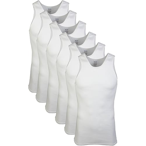 Gildan Men's A-Shirt Tanks, Multipack, Style G1104