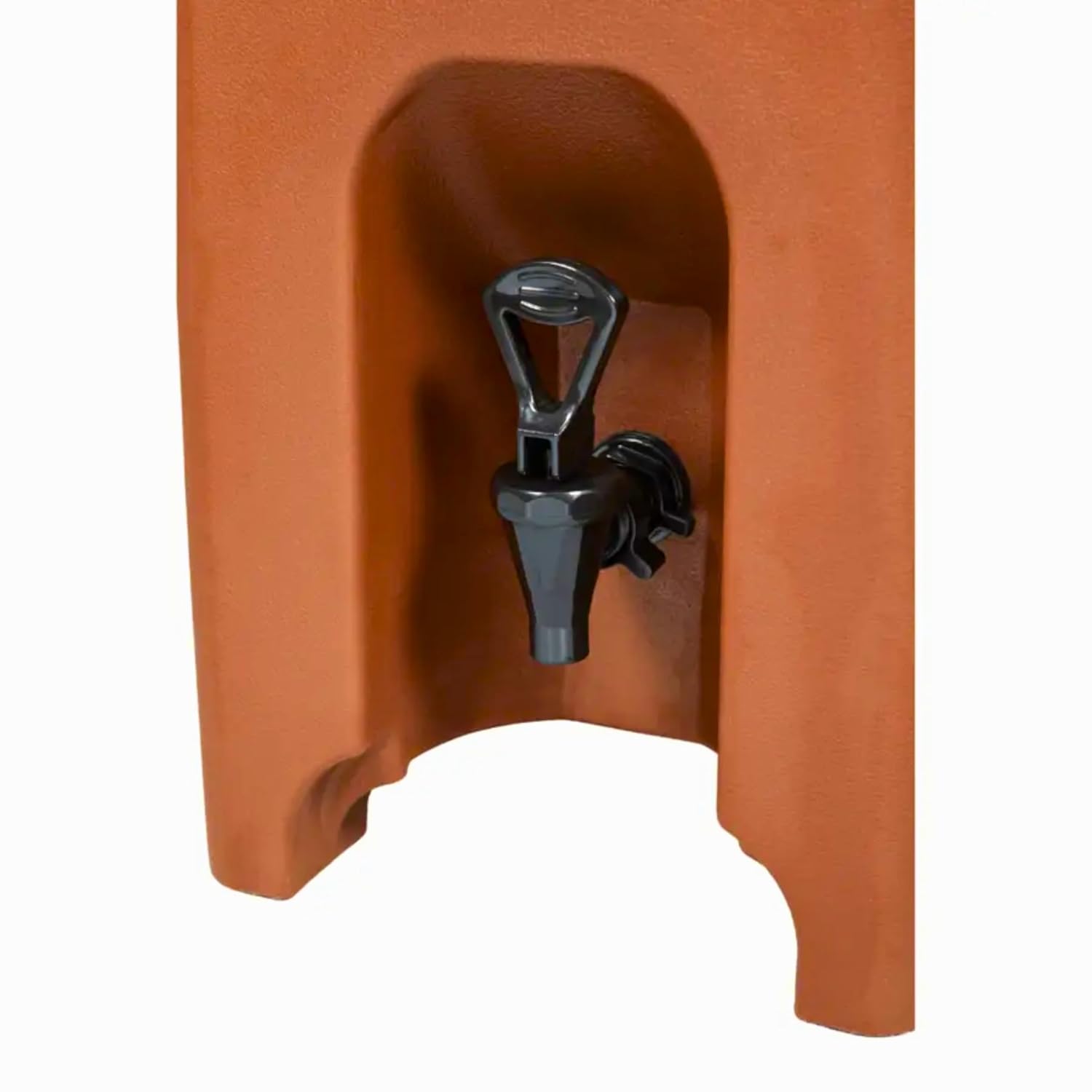 FSE Insulated Beverage Server, 5 Gallons Capacity, for Hot and Cold Beverages, Two Ergonomic Handles for Easy Transport, Brown