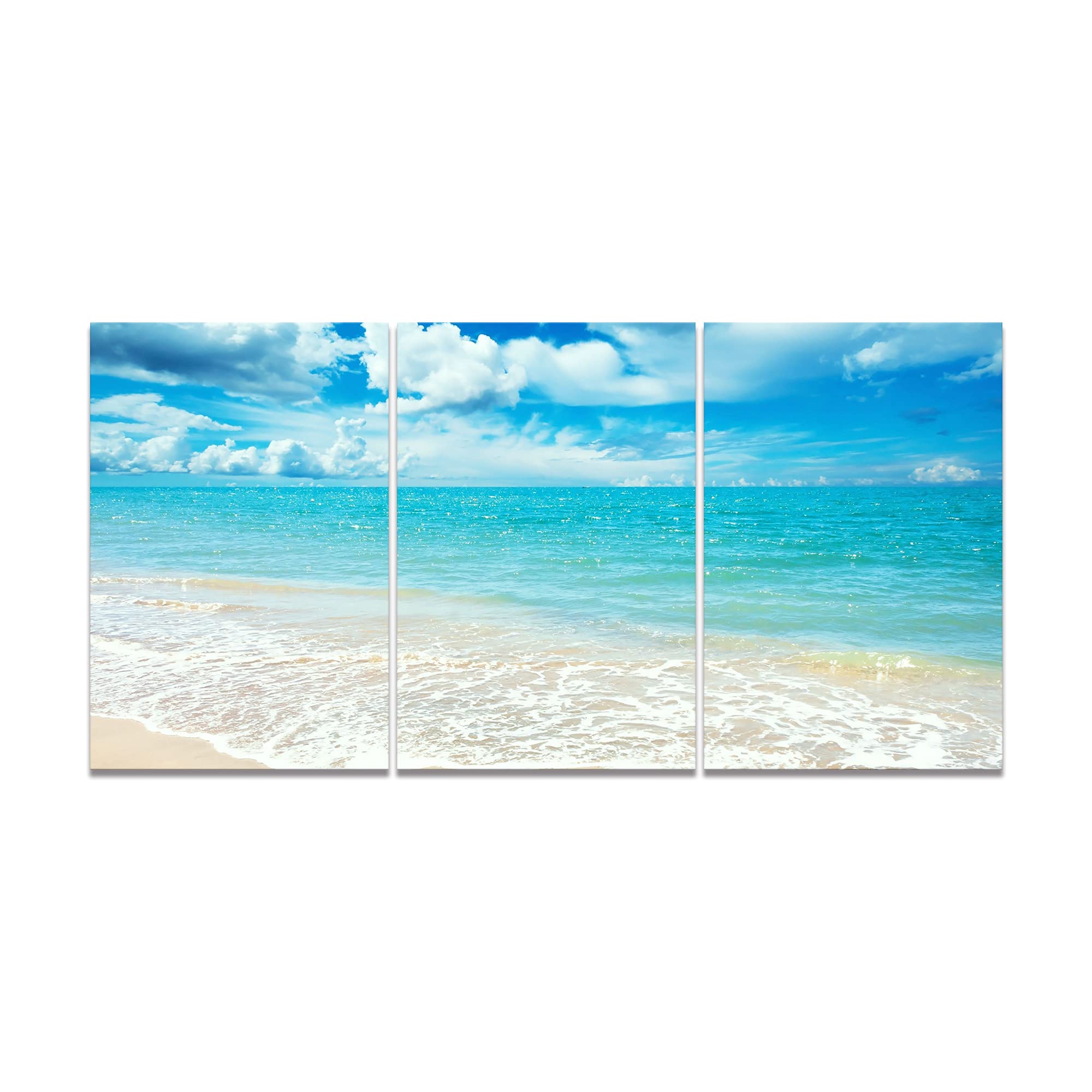 Amazon.co.jp: 海の絵 ハワイ 絵 写真 アートパネル 海 3枚 絵画 風景