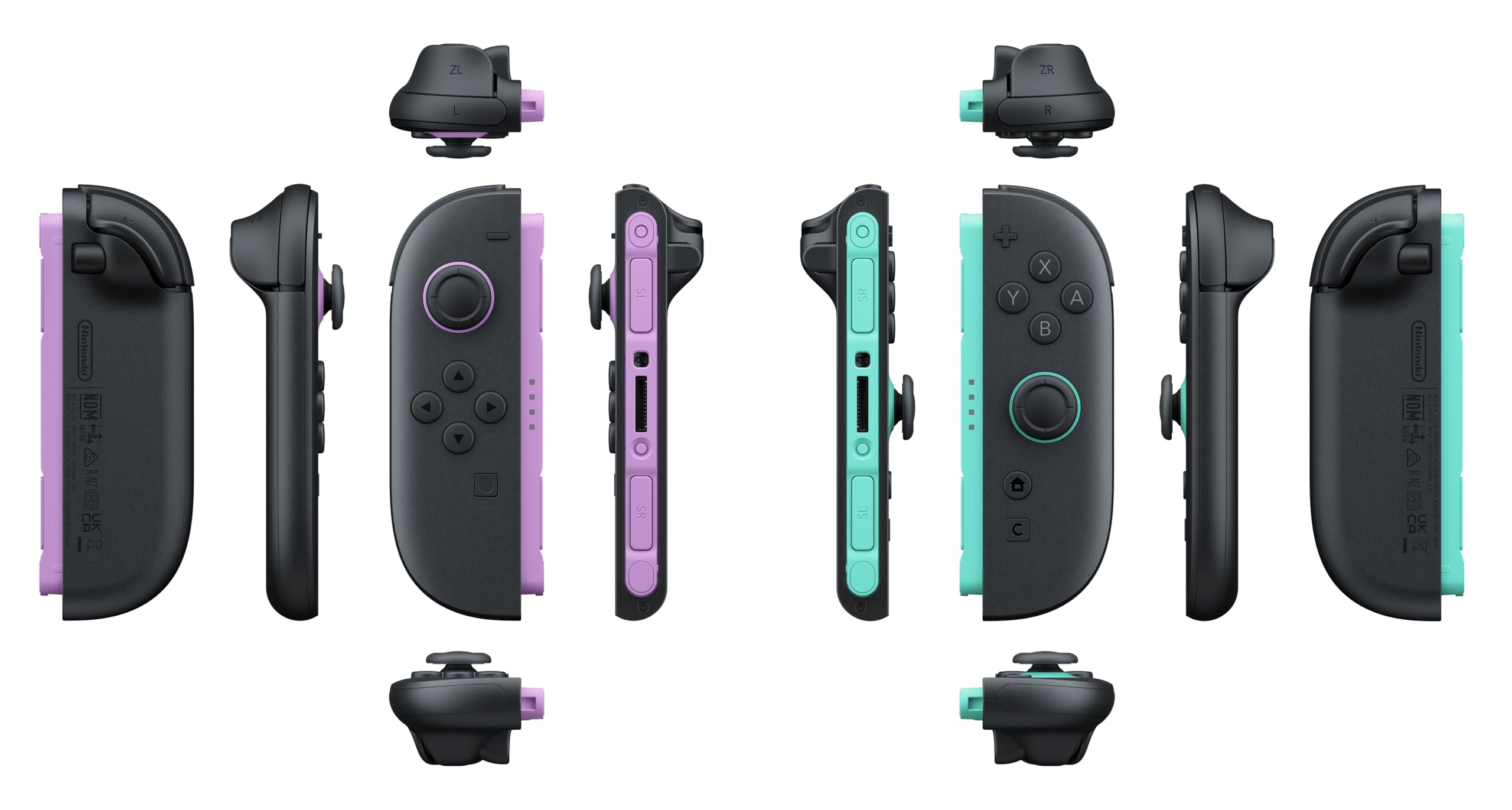 Amazon.com: Nintendo Joy-Con™ 2 (L)/(R) Light Purple/Light Green
