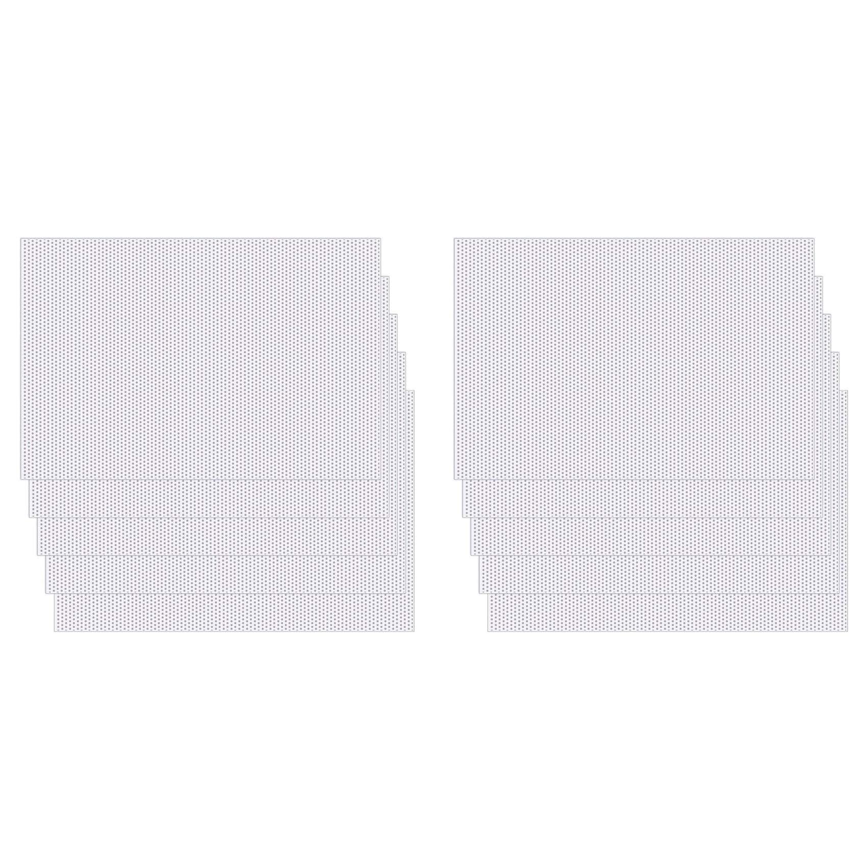 Jnchdghwa White 10 Sheets 0.5 Mm Fursuit Eyes Mesh, Waterproof Printable Eye Nets For Furry Cosplay, Props, Fursuits Crafts Making