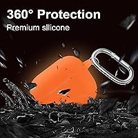 Vista 48 de Funda para AirPods Pro con kit de limpieza, funda de silicona suave para Apple AirPod Pro de 1ª/2ª generación, accesorios de funda AirPods Pro/Pro 2