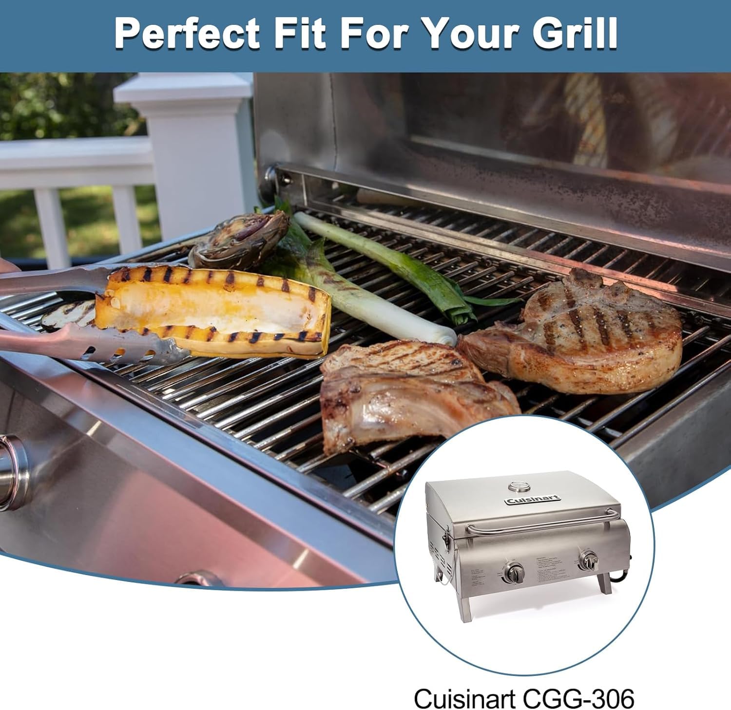 Amazon.com : Adviace Grill Replacement Parts for Cuisinart CGG-306