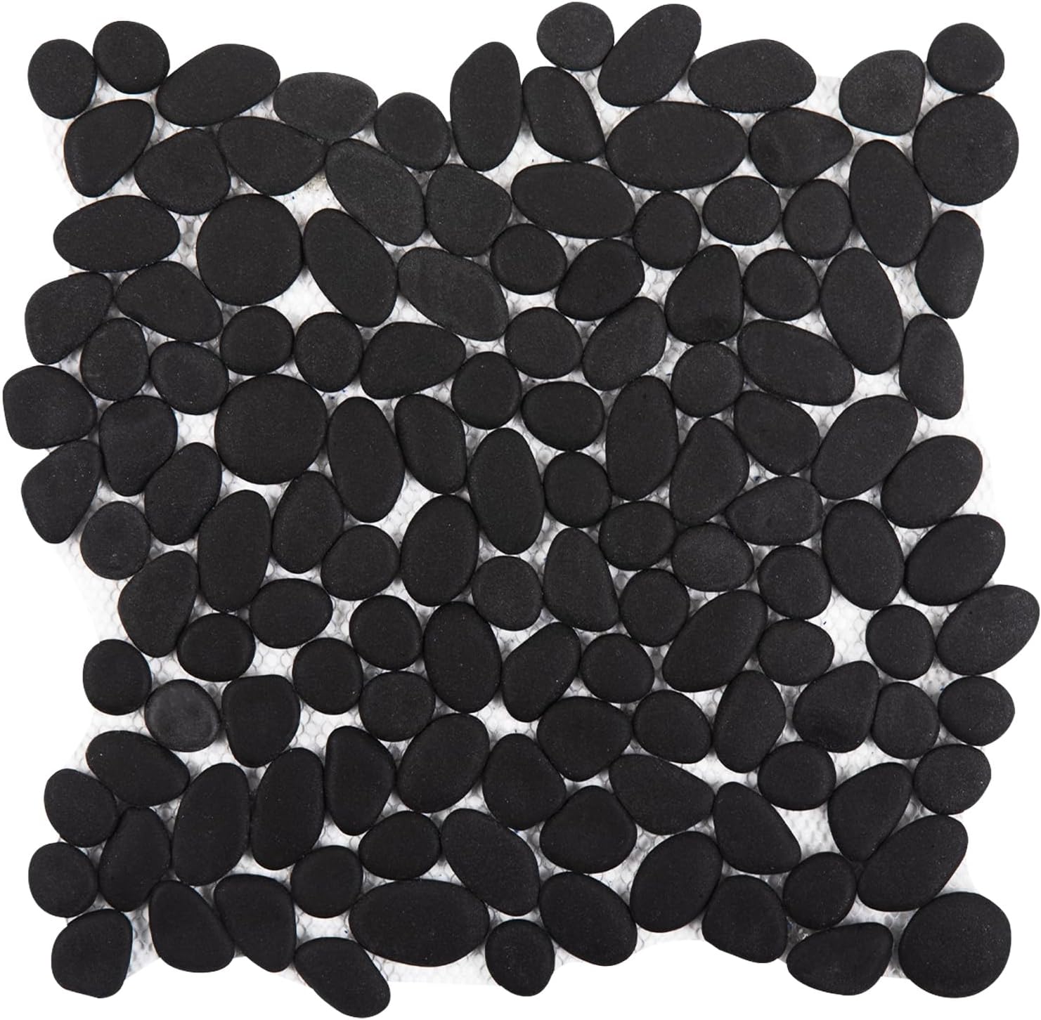Black Pebble Backsplash Tile