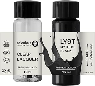SD COLORS MYTHOS NEGRO LY9T - Pintura para retocar (15 ML), color negro