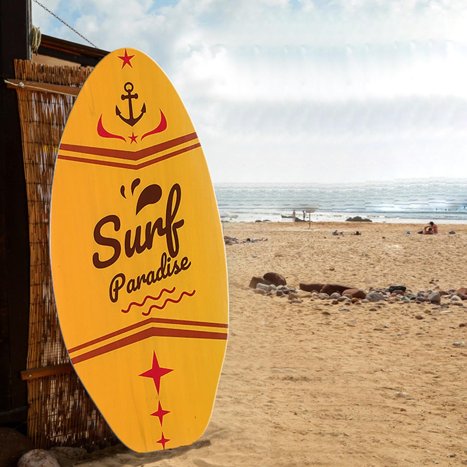 Skimboard de 41 Pulgadas para Actividades Acuáticas, Tabla de Surf Compacta para Todos Los Niveles.