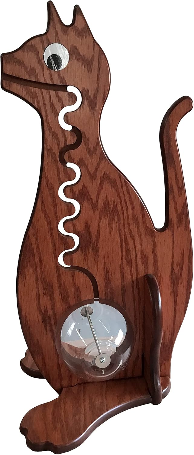 Furniture Barn USA Oak Big Belly Cat Bank, Michael's Cherry Stain