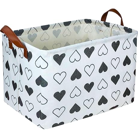 Rectangle Basket Empty with Handles for Kids, Visual Entertainment for Teens