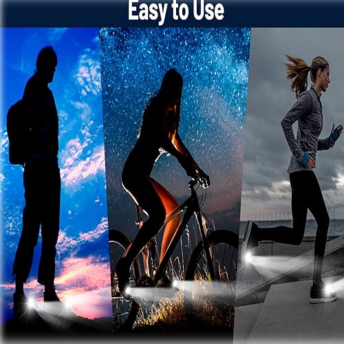 Vista 2 de KAHOHT Luces de cocodrilo, faros delanteros recargables para cocodrilo, 2 luces LED impermeables IPX6 para zuecos y sandalias, faroles, zapatos