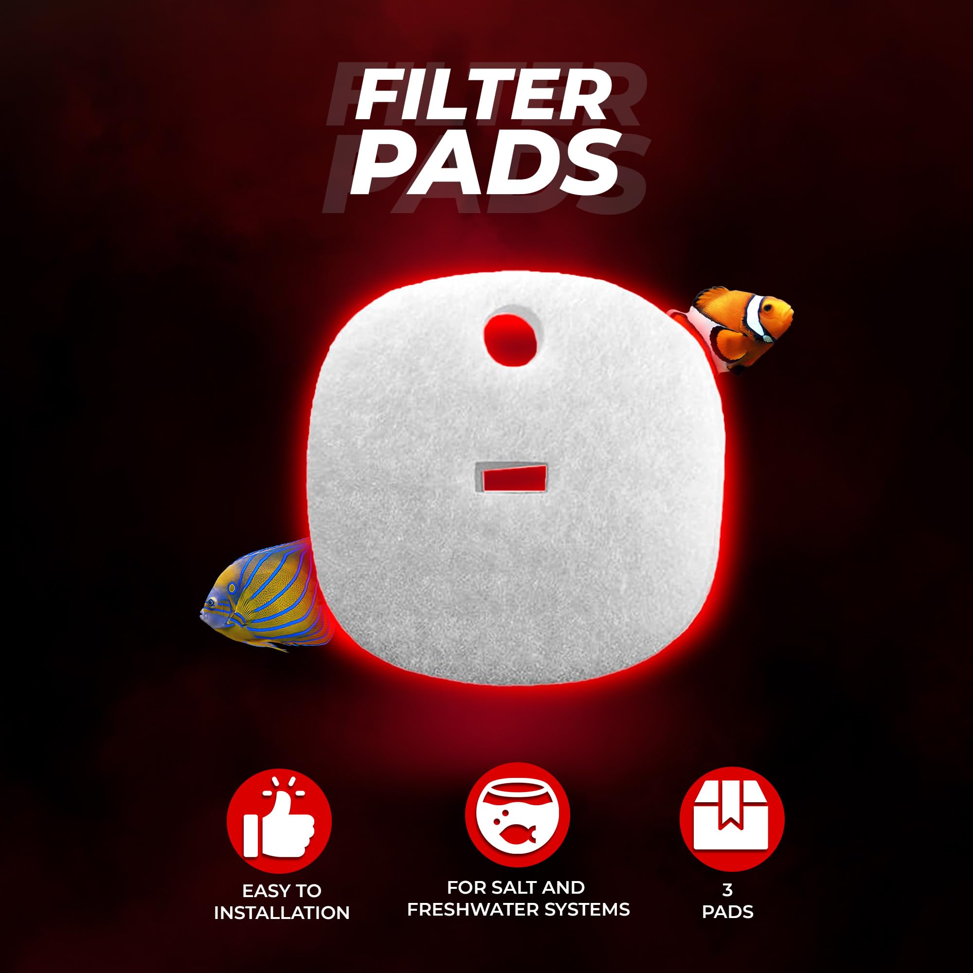 AquaTop (9 filtros) Almohadillas de repuesto para filtros de cartucho de la serie Forza (FZ9 UV y FZ5)