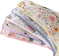 Vista 6 de Babero de manga, paquete de 5, baberos impermeables para bebé de 3 a 24 meses, fáciles de limpiar con toalla
