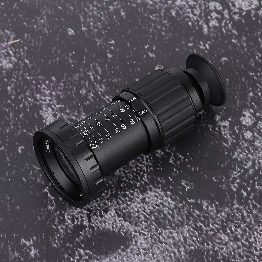 Director View Finder,HD Micro 11X Viewfinder Scene Viewer with 37mm Standard Filter Thread for Most Film and TV Formats,Support The Addition of a 37mm Wide Angle Converter