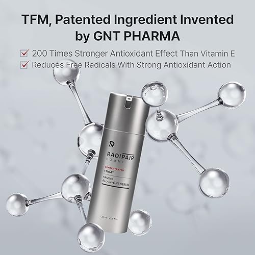 Miniatura 2 de RADIPAIR HOMME - Suero todo en uno concentrado, 4.05 onzas líquidas, ácido hialurónico, hidratante y nutritivo, suero coreano calmante para el