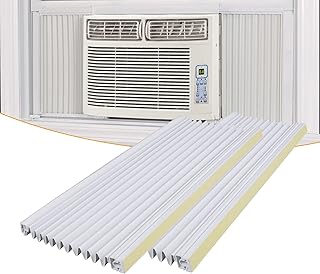 LBG Products Window AC Insulating Side Panel Kit Fits for Window Air Conditioner Units Replacement Screen,17" H x 10" W, 2 Pack,White
