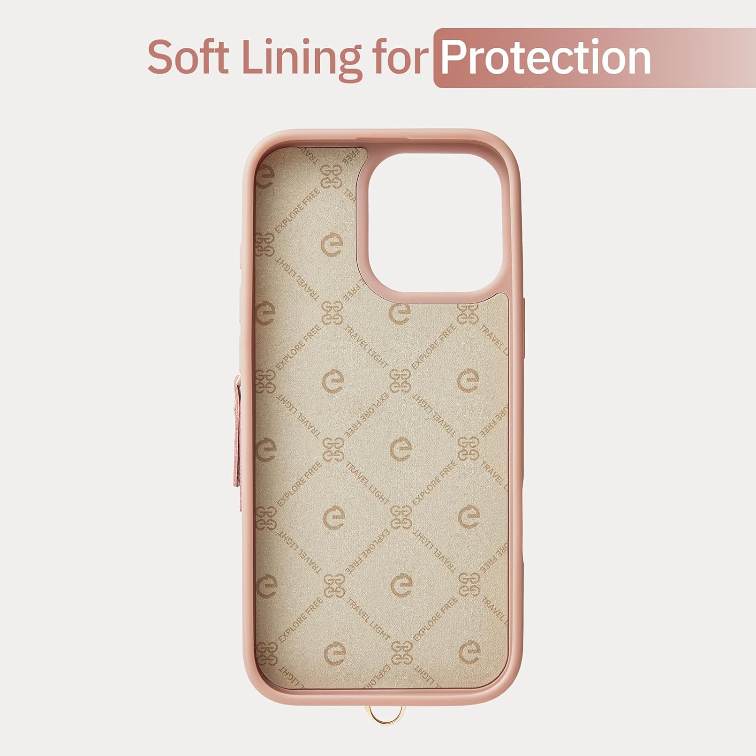 ZVE Compatible with iPhone 16 Pro Wallet Case with Card Holder Wrist Strap, RFID Blocking Zipper Leather Cover for Women for iPhone 16 Pro, 6.3" -Rose Gold